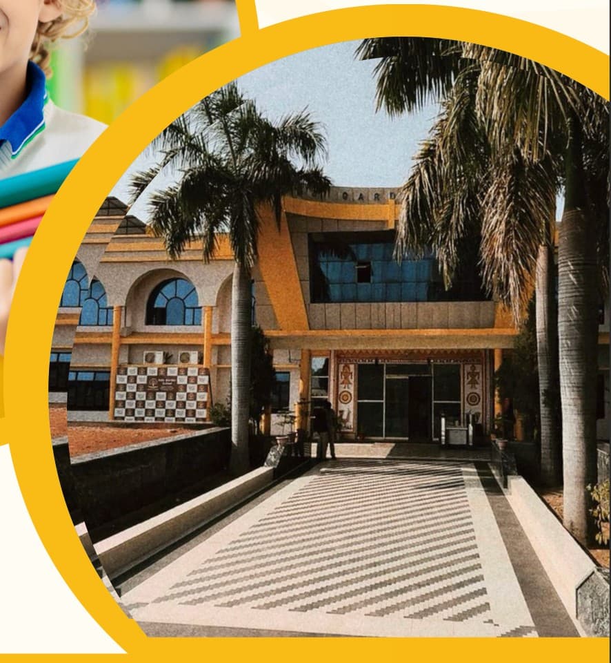 Kids Garden School Shivpuri — main entrance and campus